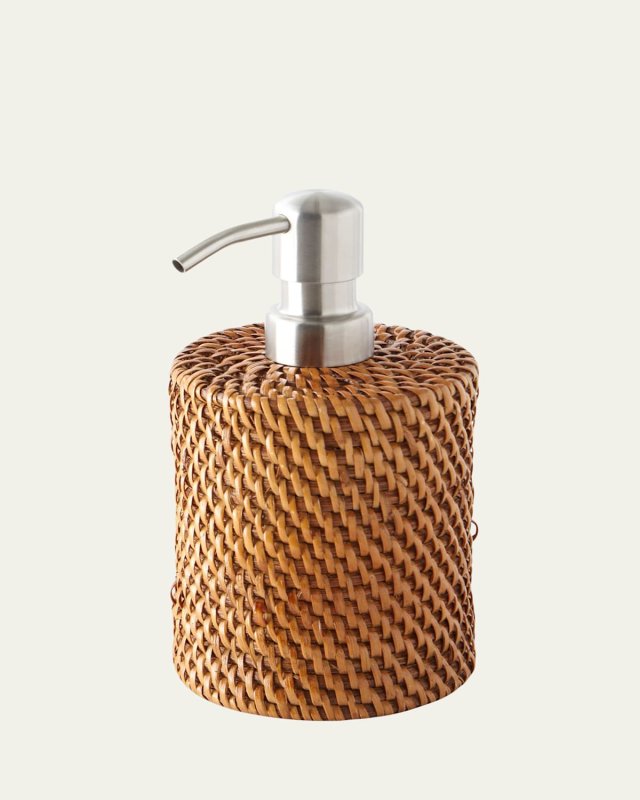 Dalton Round Rattan Soap Pump
